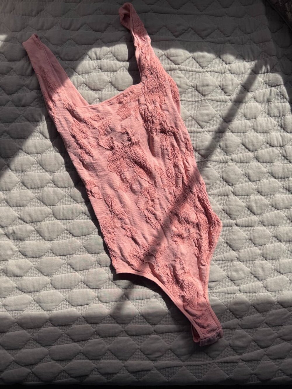 Free People | Send Love Jacquard Bodysuit | M/L